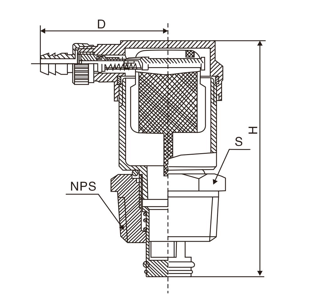 黃(huáng)銅自動(dòng)單向排(pai)氣閥(圖(tú)1)