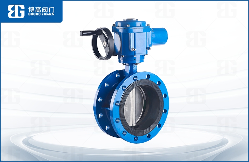 電(dian)動法蘭中線(xian)蝶閥